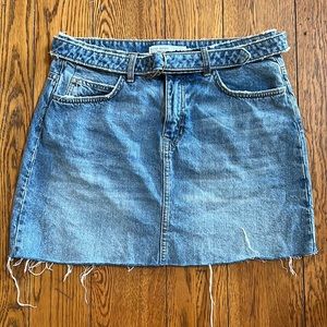 Zara Z1975 Denim Skirt